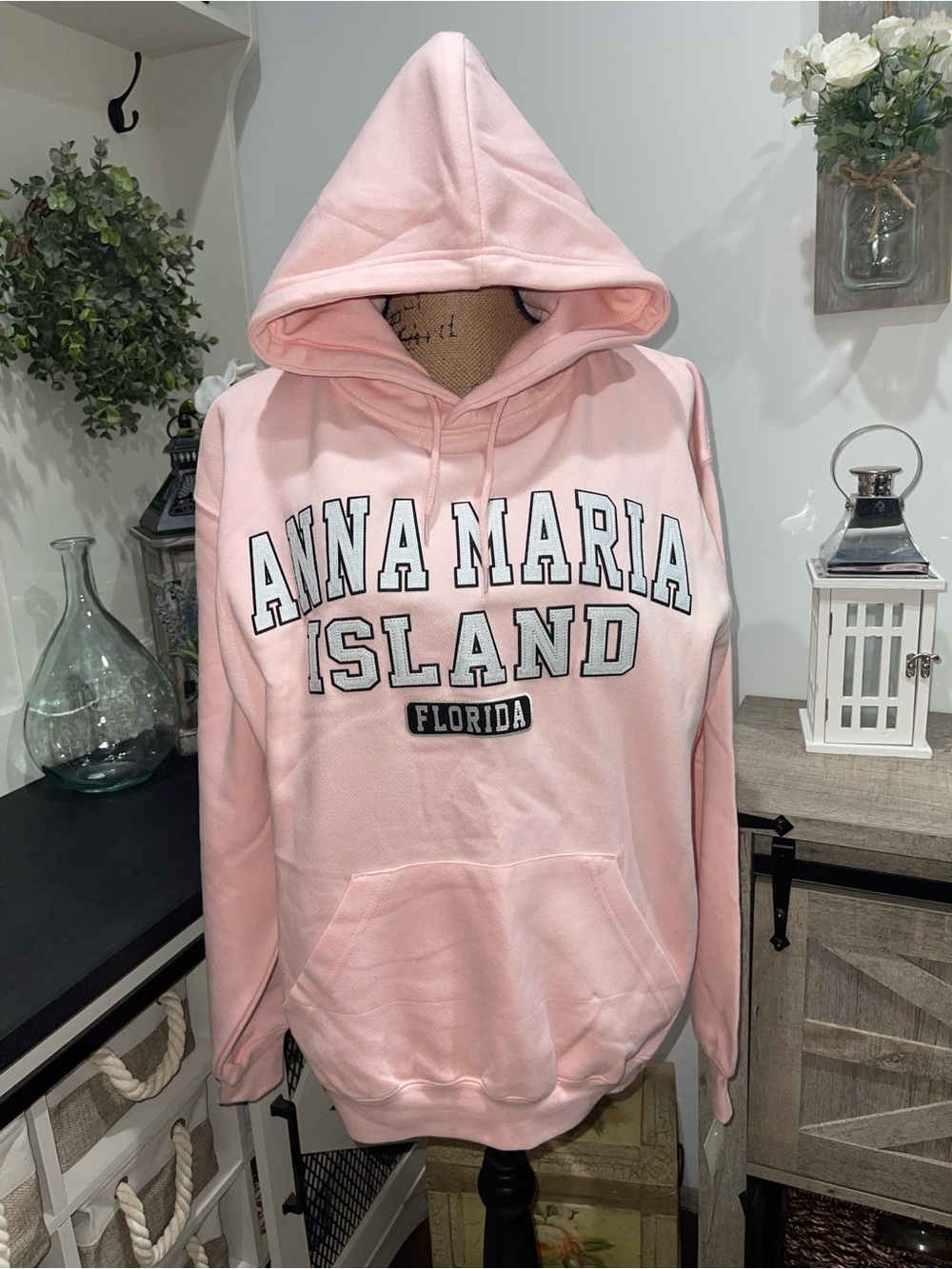 Anna Maria Island Florida Pink Hoodie